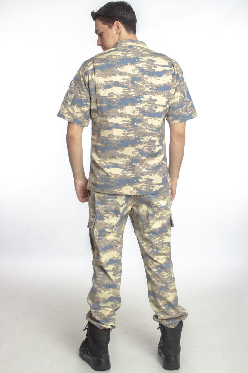 Hava Kuvvetleri Yeni kamuflaj Renkli Kısa Kollu Taktik Gömlek Kargo Cepli Taktik Pantolon Short Sleeve Camouflage - Görsel 5