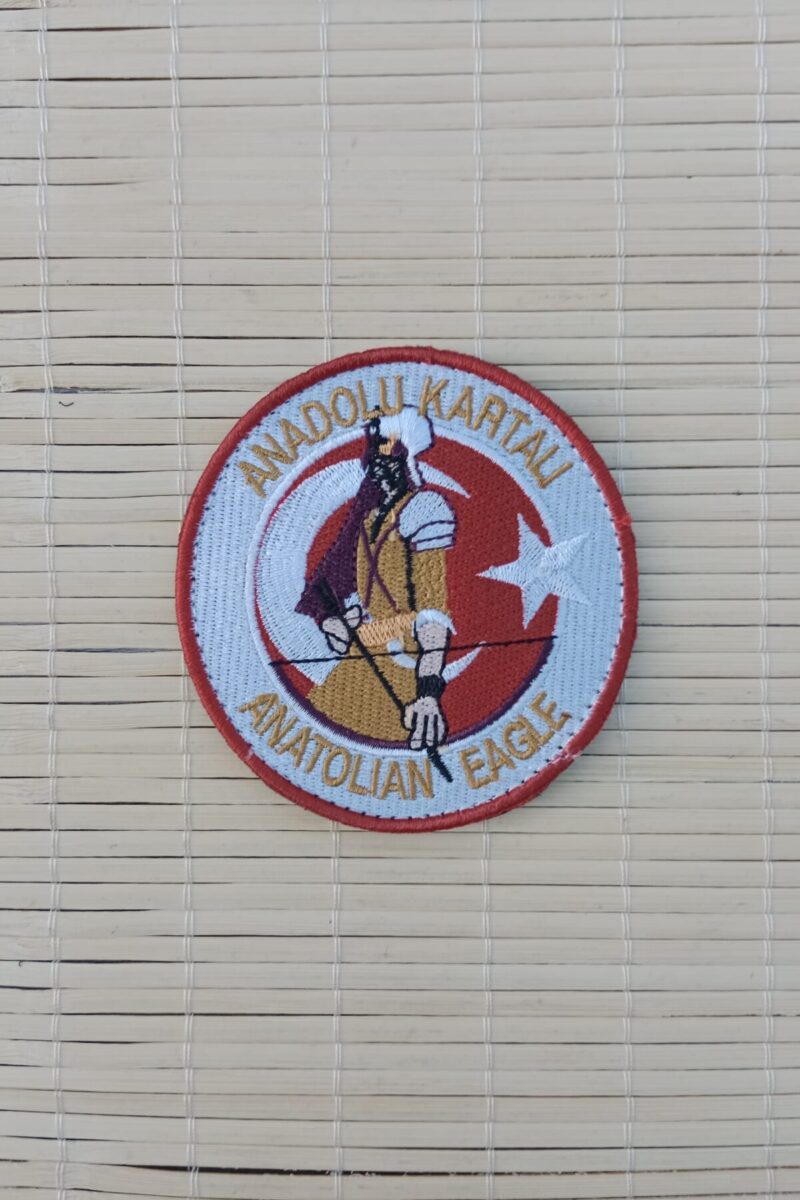 Anadolu Kartalı Anatolian Eagle Nakış işlemeli Arma Peç Patch - Görsel 4