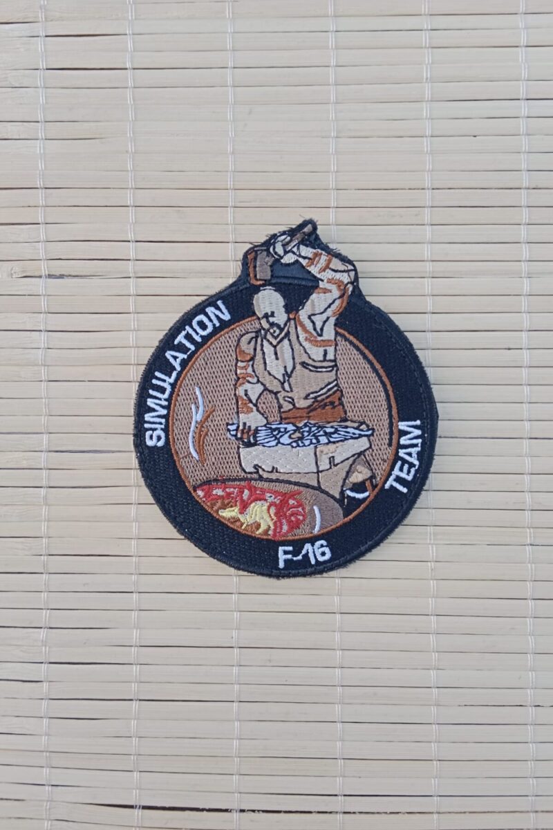 F 16 Simulation Team Nakış işlemeli Arma Peç Patch - Görsel 4