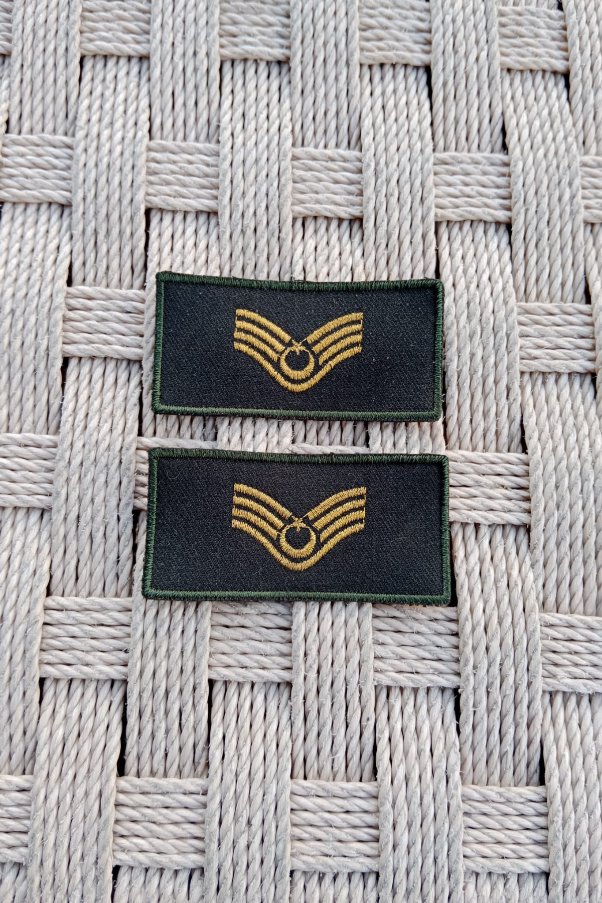 Kara Kuvvetleri Astsubay Üstçavuş Nakış Mini Karargah Rütbesi