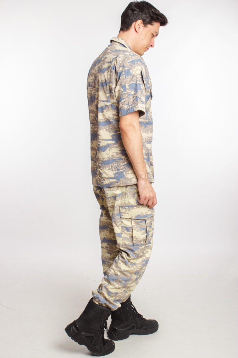 Hava Kuvvetleri Yeni kamuflaj Renkli Kısa Kollu Taktik Gömlek Kargo Cepli Taktik Pantolon Short Sleeve Camouflage - Görsel 11