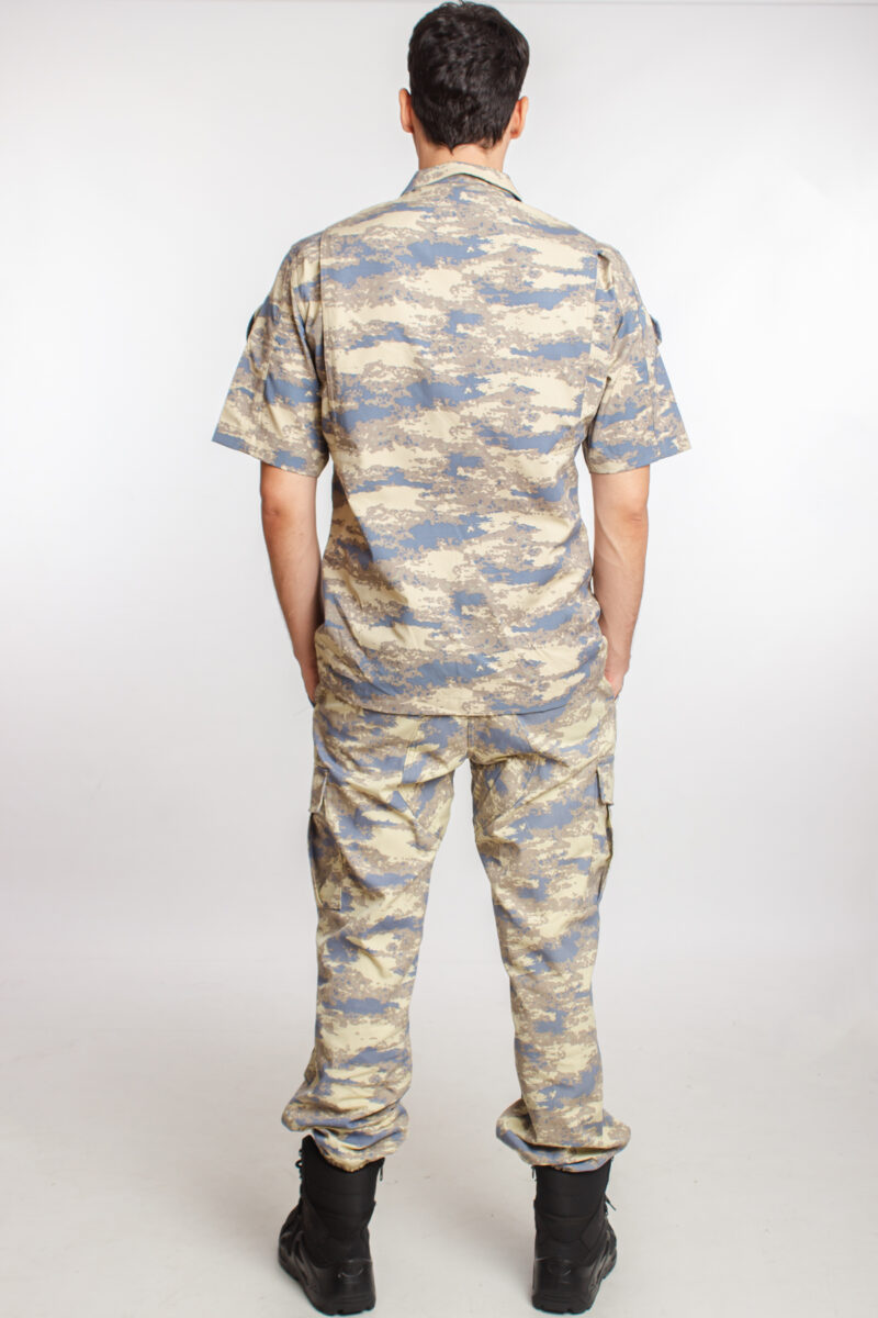 Hava Kuvvetleri Yeni kamuflaj Renkli Kısa Kollu Taktik Gömlek Kargo Cepli Taktik Pantolon Short Sleeve Camouflage - Görsel 6