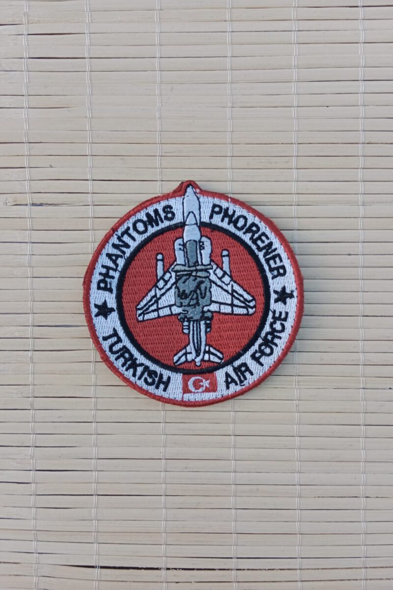 Phantoms Phorener Turkish Air Force Nakış işlemeli Arma Patch Peç - Görsel 3