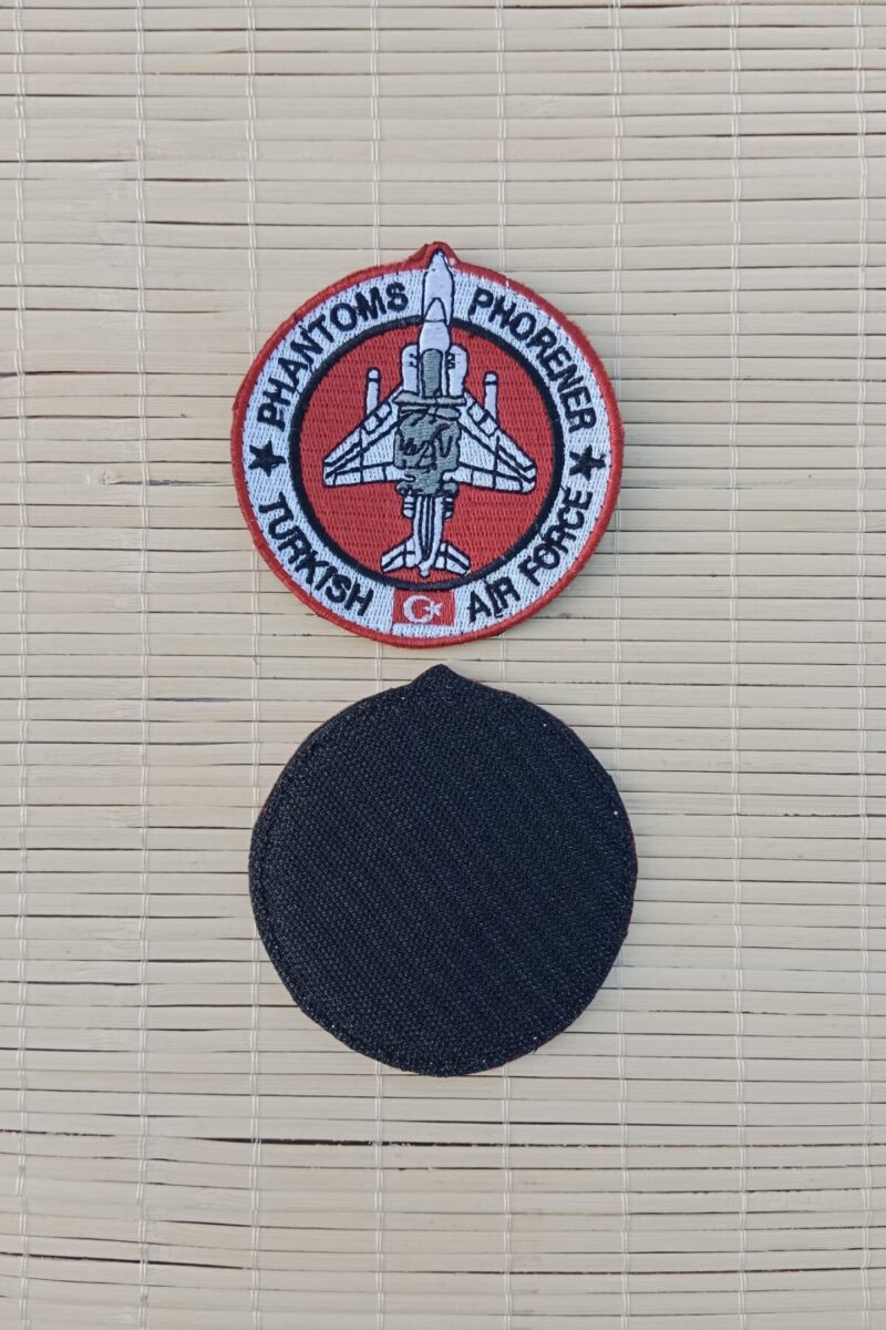 Phantoms Phorener Turkish Air Force Nakış işlemeli Arma Patch Peç