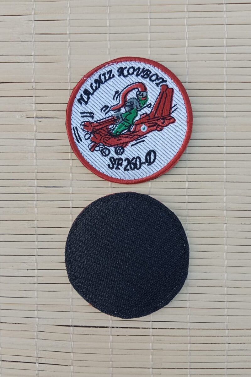 Yalnız Kovboy SF 260-D Nakış işlemeli Arma Patch Peç