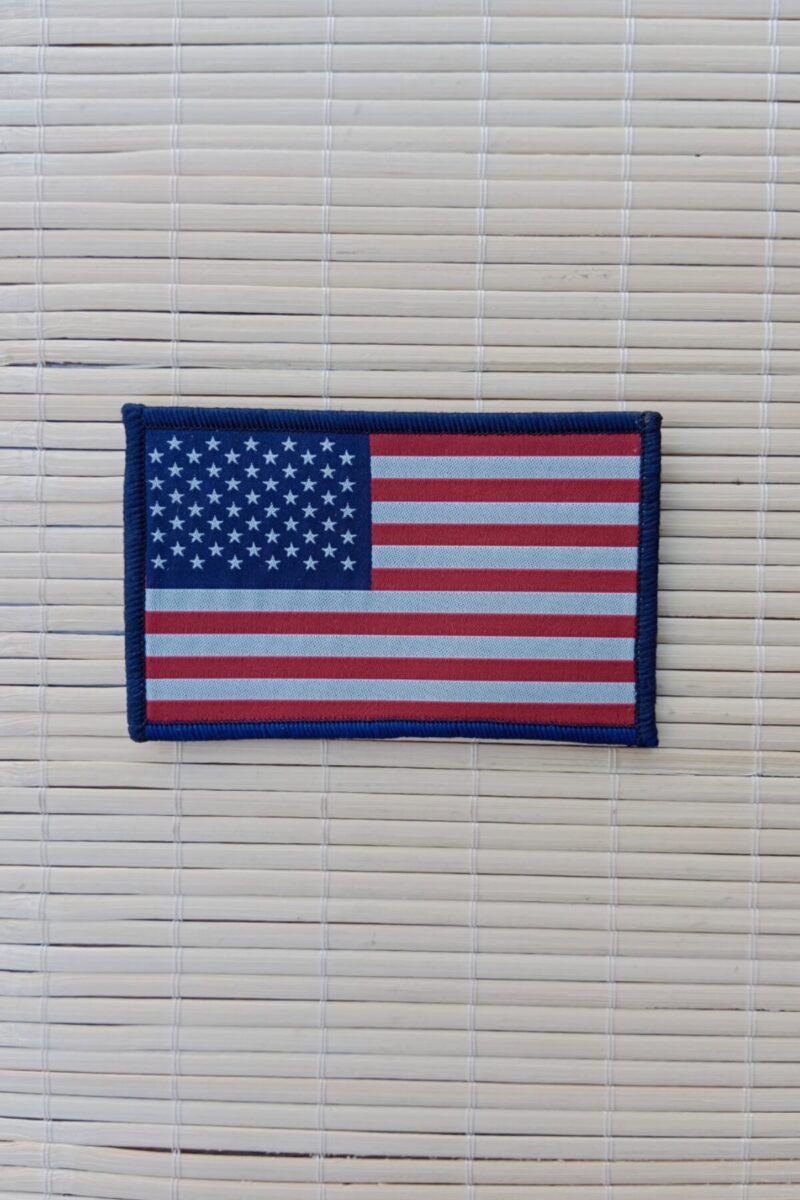 Amerikan Bayrağı Nakış işlemeli Bayrak Arma Patch Peç - Görsel 2