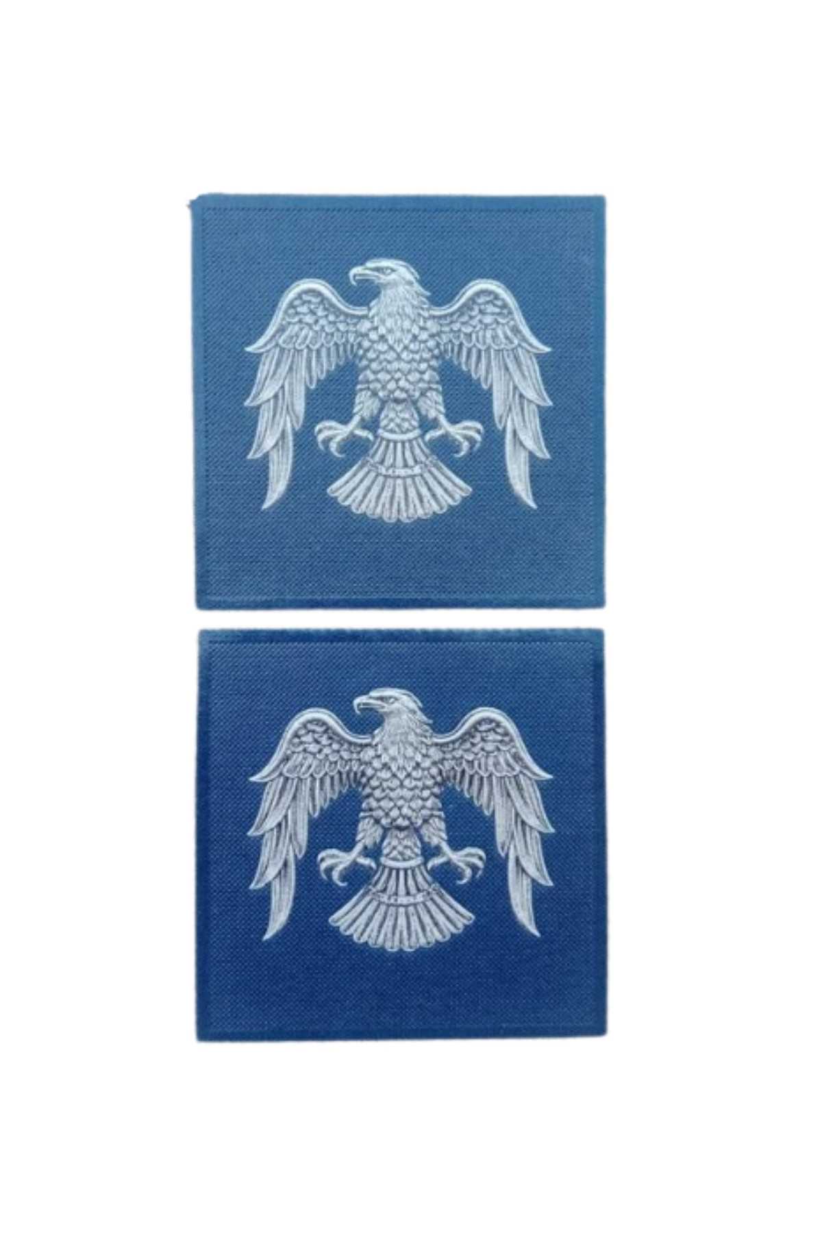 Türk Hava Kuvvetleri Kare Kartal Amblemli 3d TermoPlastik Silikon Kabartma Arma Patch